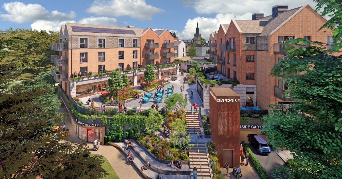 HNW Architects — Hnw Architects Chippenham Riverside Terrace Aerial Sharing